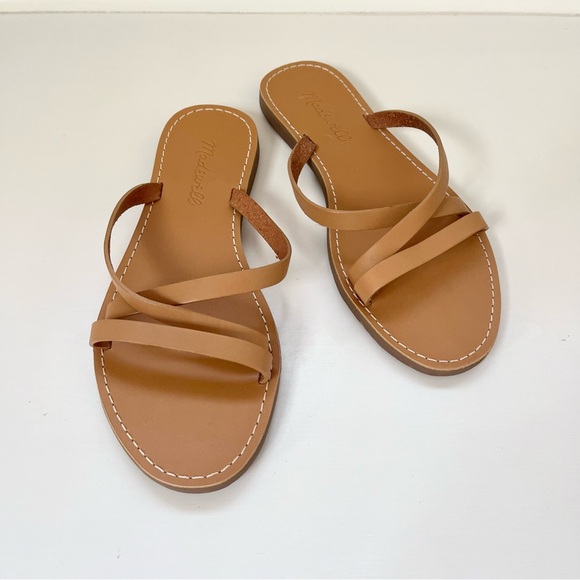 [NWOT] MADEWELL Boardwalk Skinny-strap Slide Sandal - Picture 2 of 7